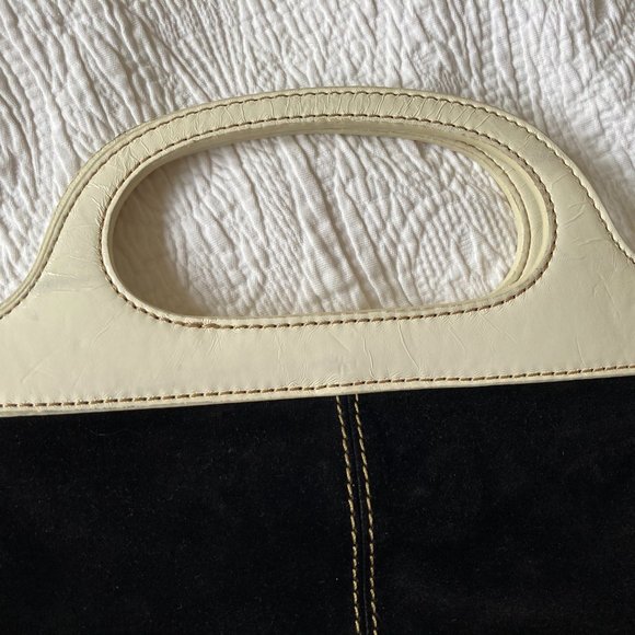 Black Suede Purse - Picture 2 of 4